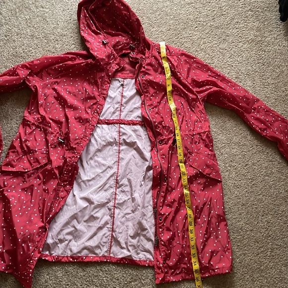 Torrid polka dot rain coat. Brand new without tags. Never worn. Size 1. - Picture 6 of 9